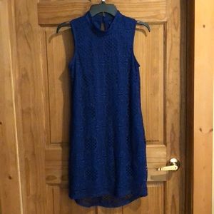 NWOT Blue Lace Dress
